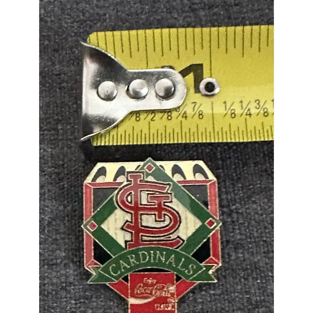 1994 St Louis Cardinals Coca Cola Classic Lapel Pin Diamond Source Vintage MLB